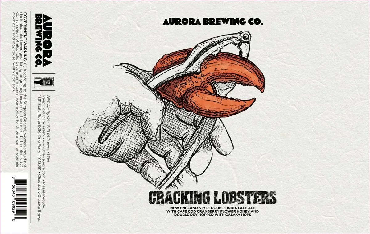 Cracking Lobsters — full label as filed with TTB