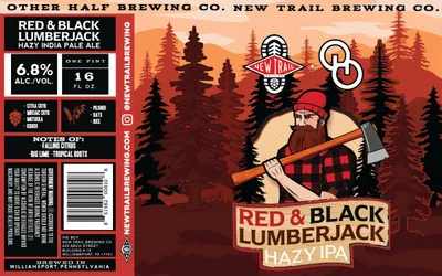 Red & Black Lumberjack label
