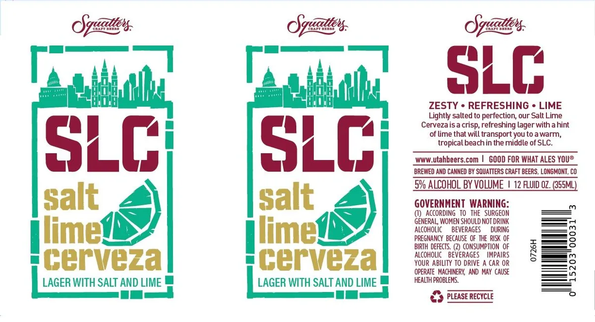 SLC — full label as filed with TTB