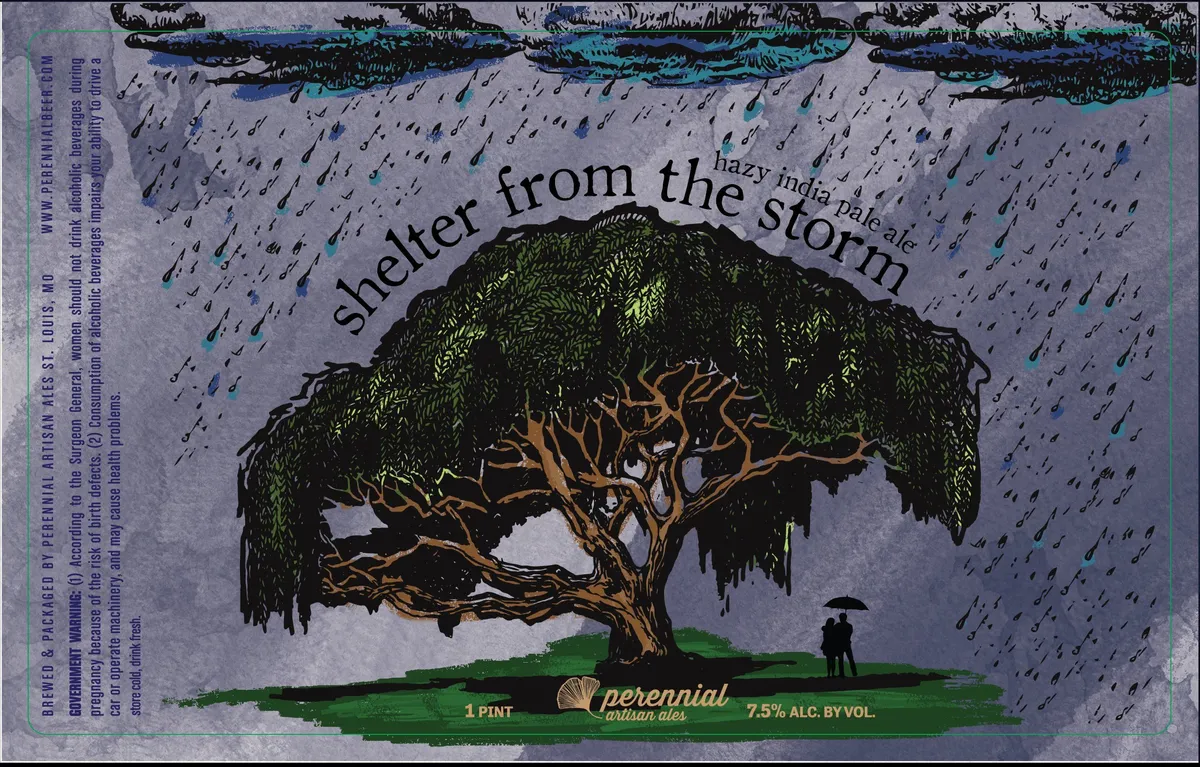 Shelter From The Storm — full label as filed with TTB
