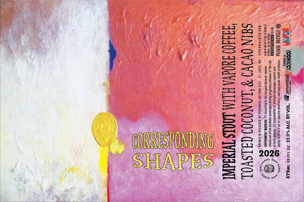 Corresponding Shapes label art — PERENNIAL ARTISAN ALES