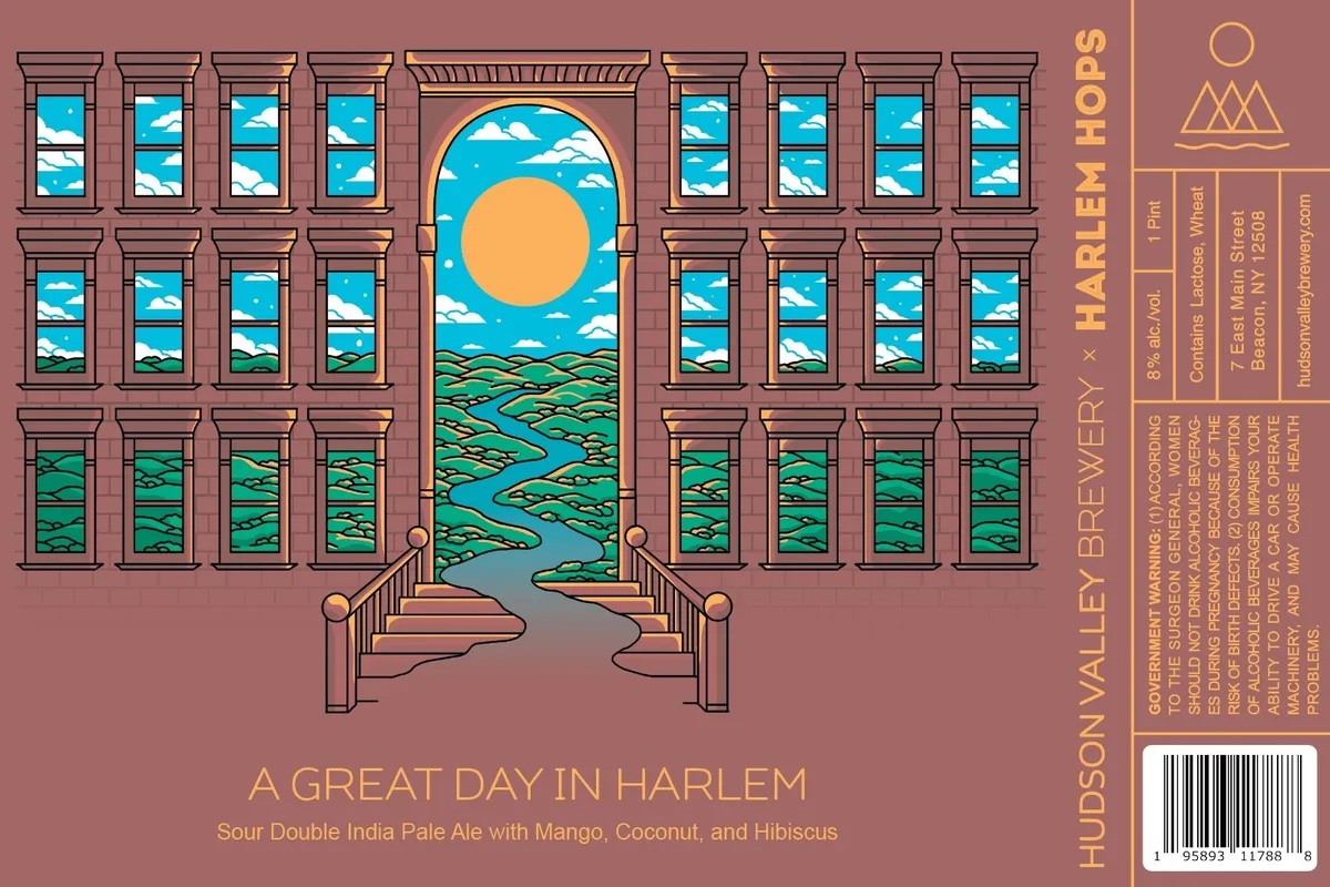 A Great Day in Harlem label art — A GREAT DAY IN HARLEM