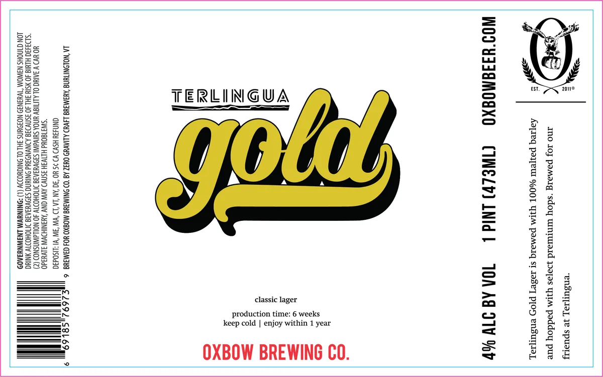Terlingua Gold — full label as filed with TTB