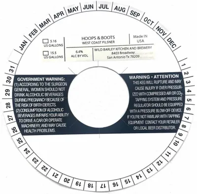 Hoops & Boots label