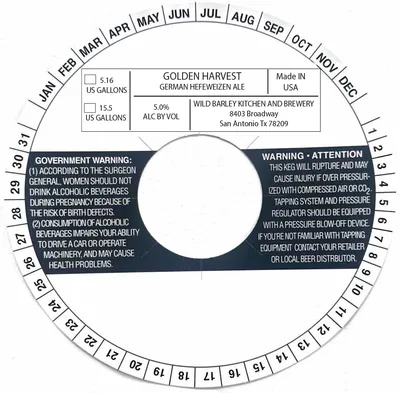 Golden Harvest label