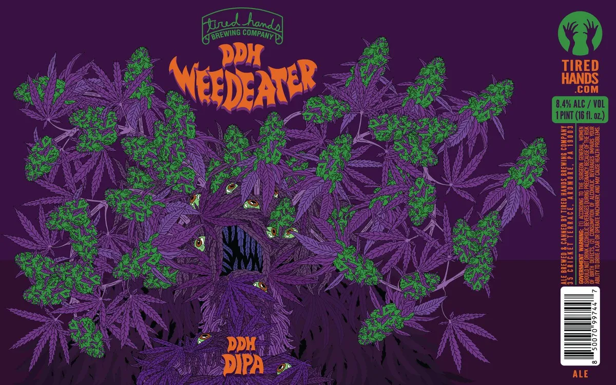DDH Weedeater — full label as filed with TTB