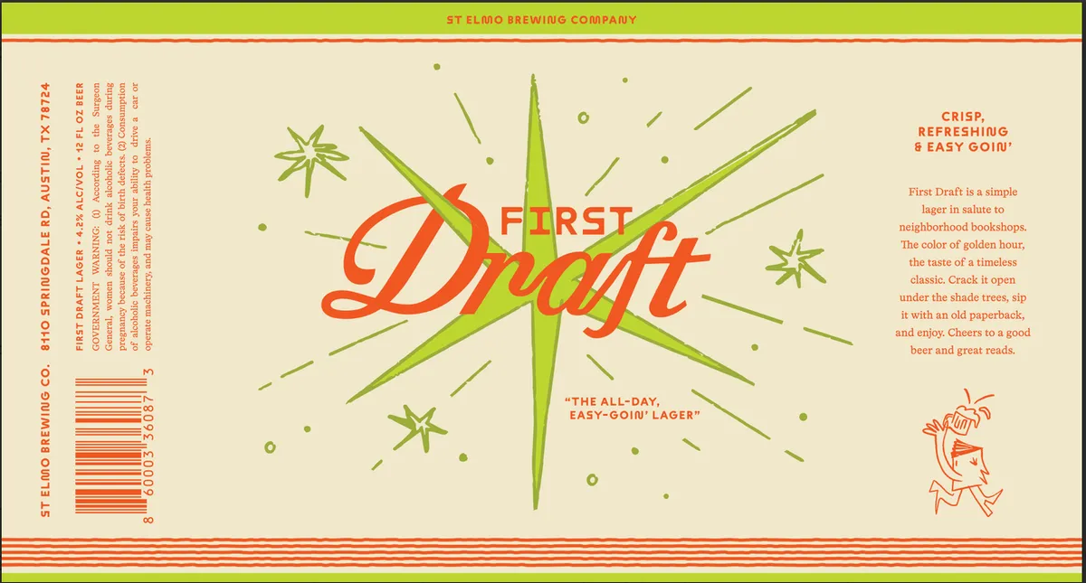 First Draft — full label as filed with TTB