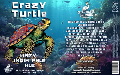 Crazy Turtle label