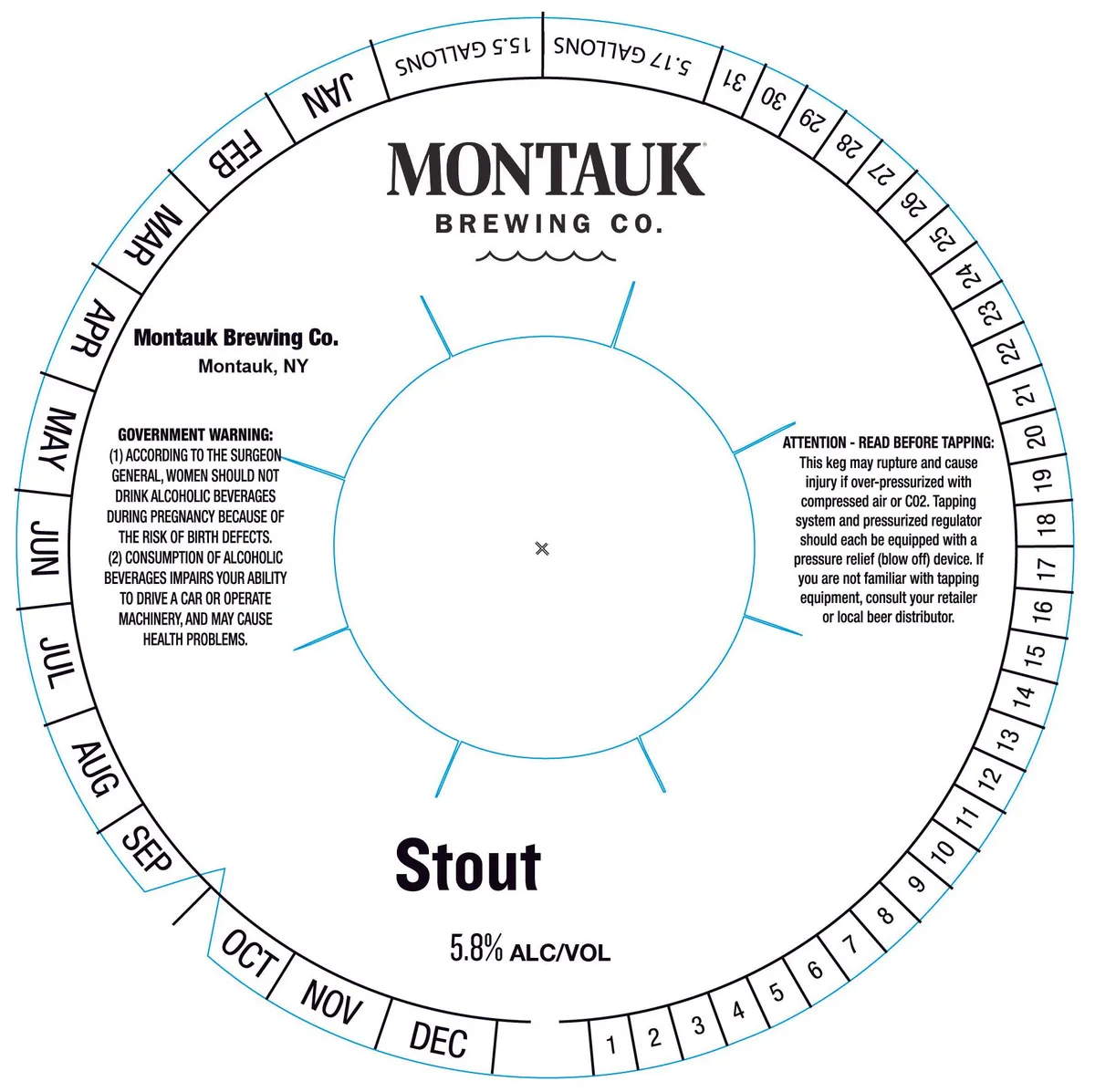 Stout — full label as filed with TTB