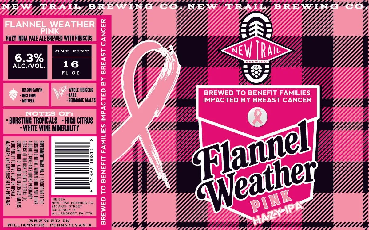 Flannel Weather Pink — full label as filed with TTB
