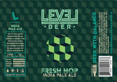 Fresh Hop India Pale Ale label