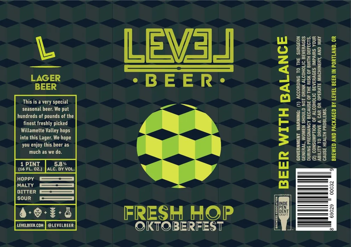 Fresh Hop Oktoberfest — full label as filed with TTB