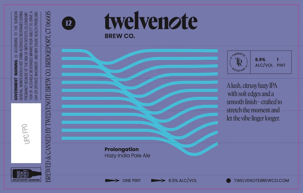 Prolongation — full label as filed with TTB