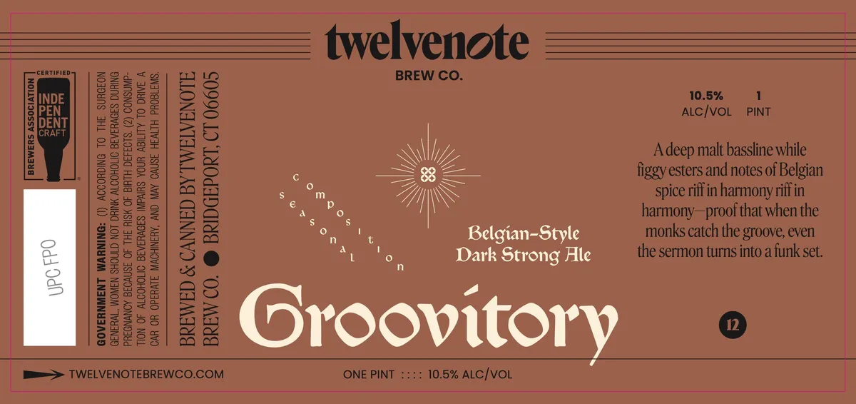 Groovitory — full label as filed with TTB