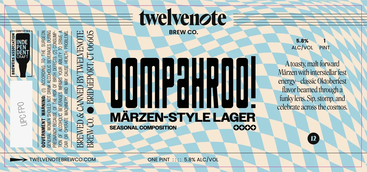 Oompahroo! — full label as filed with TTB