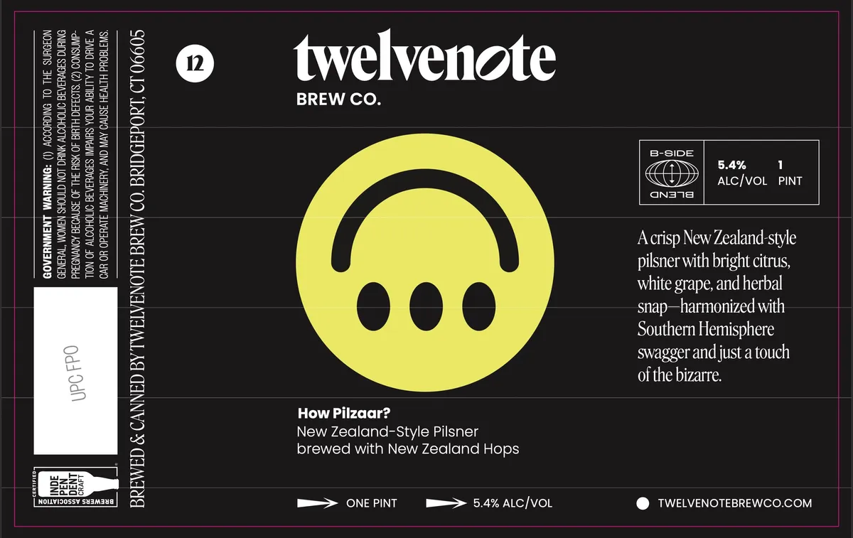 How Pilzaar? — full label as filed with TTB