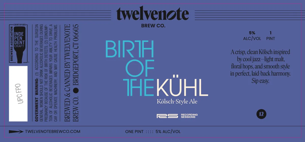 Birth of the Kühl — full label as filed with TTB