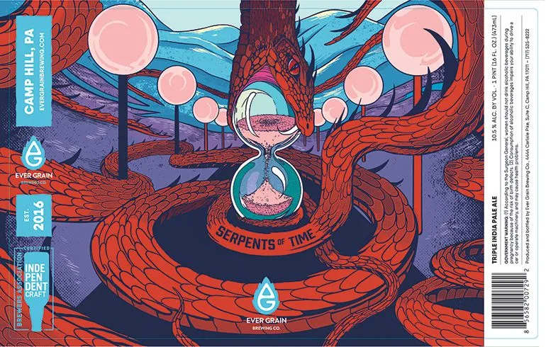 Serpents of Time — full label as filed with TTB