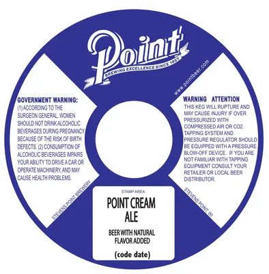 Point Cream Ale label