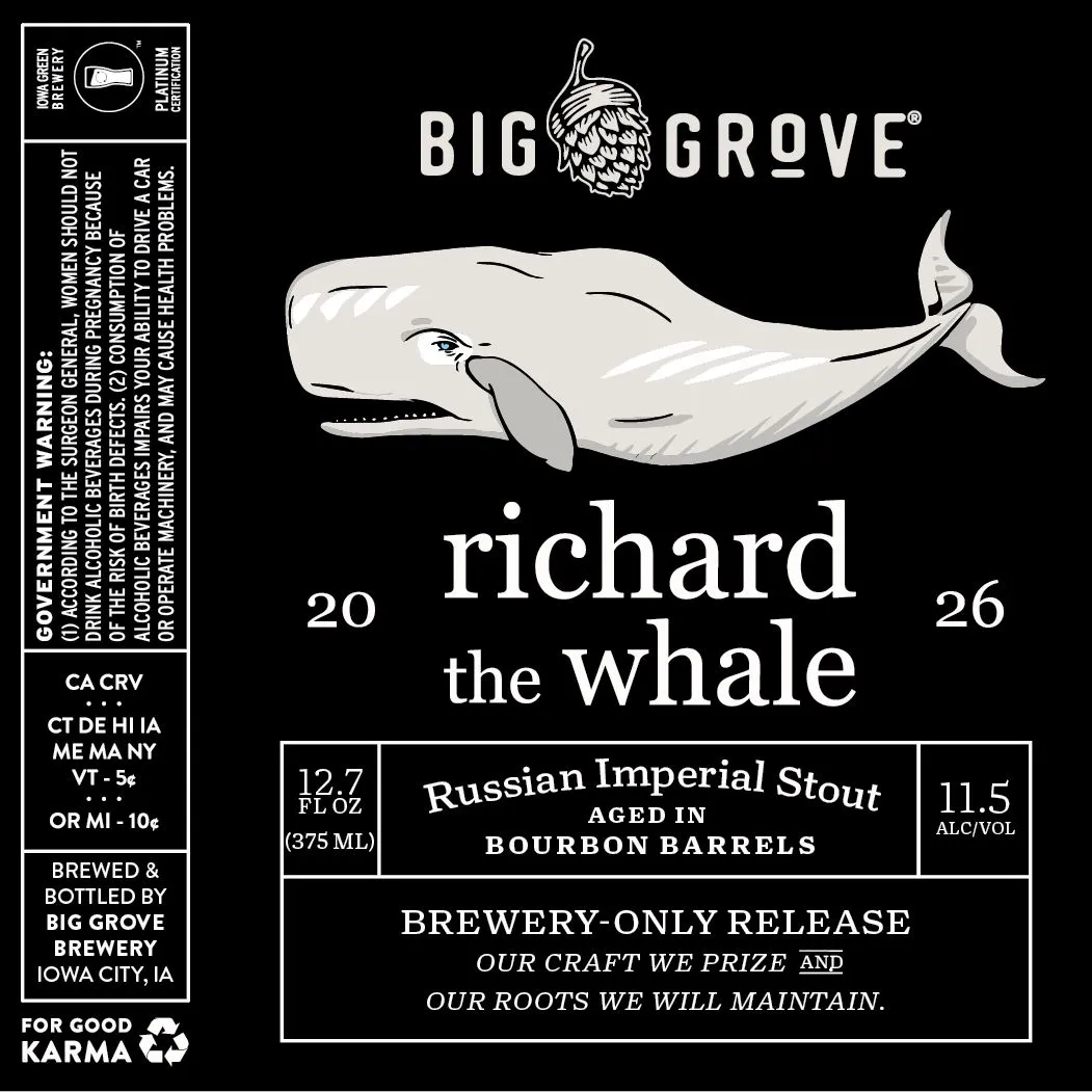 Richard the Whale — full label as filed with TTB