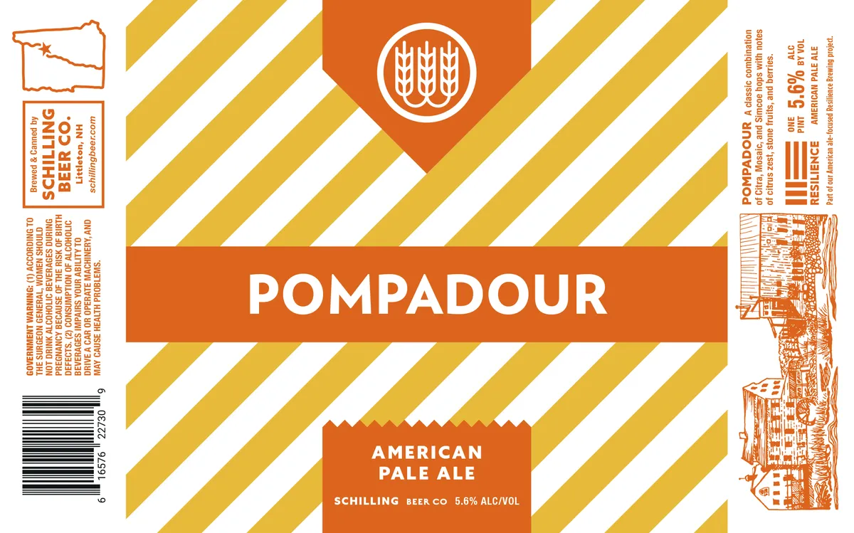 Pompadour — full label as filed with TTB