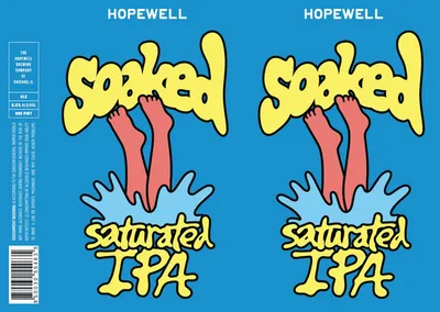 Soaked IPA label