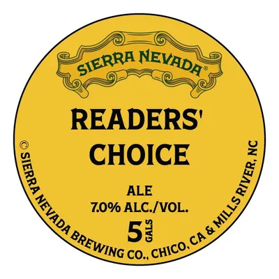 Readers' Choice label