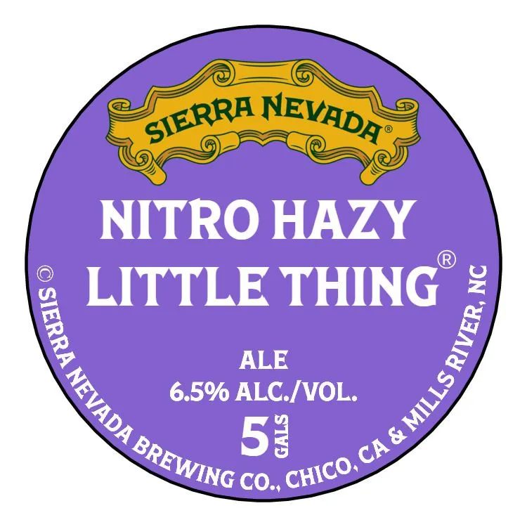Nitro Hazy Little Thing — full label as filed with TTB