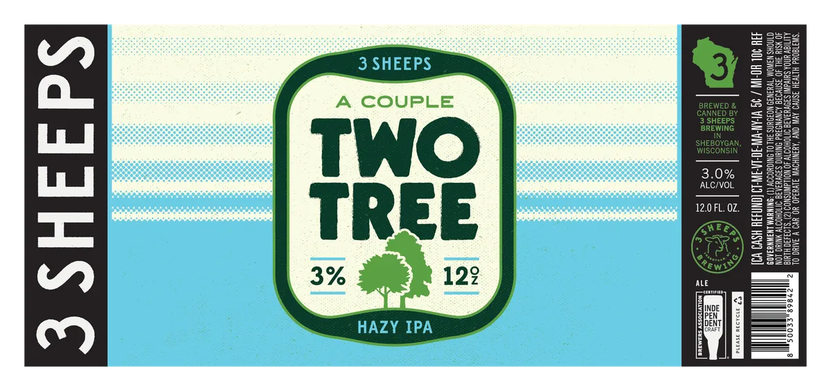 A Couple Two Tree — full label as filed with TTB