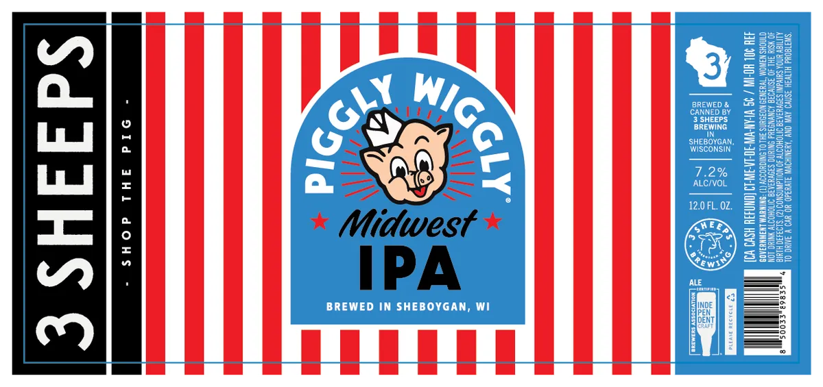 Piggly Wiggly Midwest IPA — full label as filed with TTB