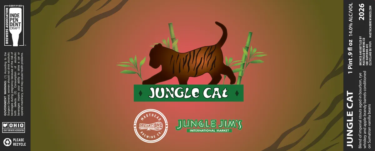 Jungle Cat — full label as filed with TTB