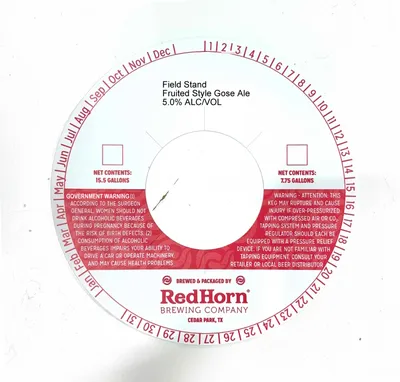 Field Stand label
