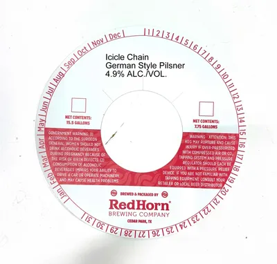Icicle Chain German Style Pilsner label