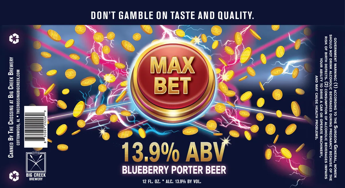 Max Bet — full label as filed with TTB