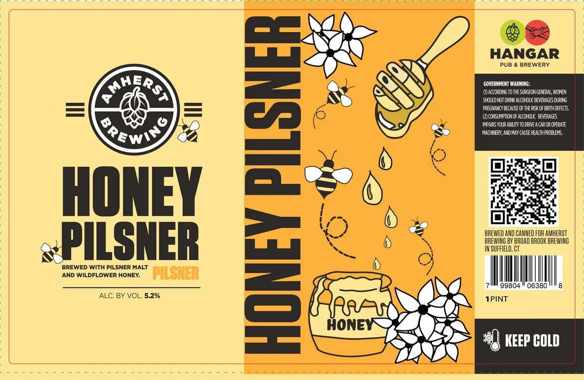 Honey Pilsner — full label as filed with TTB