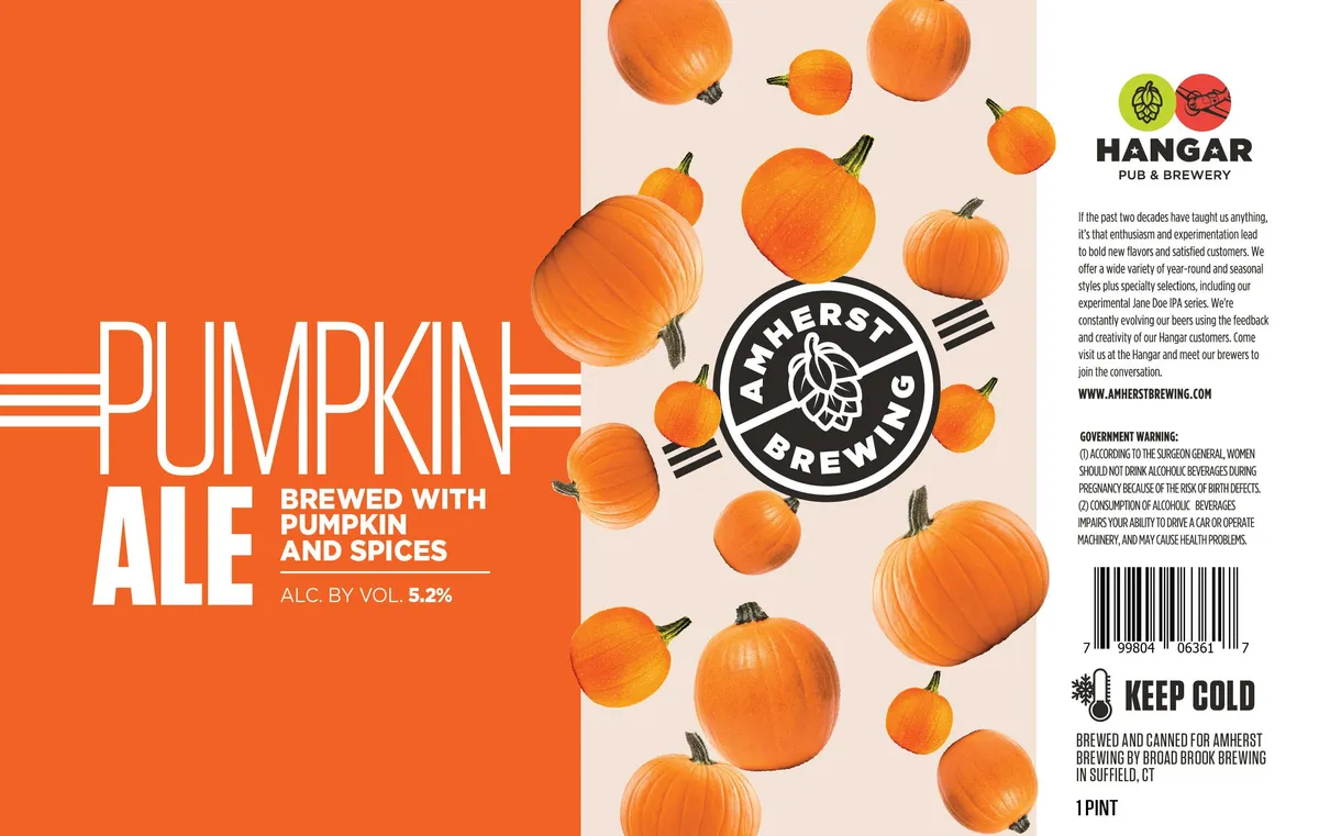 Pumpkin Ale — full label as filed with TTB