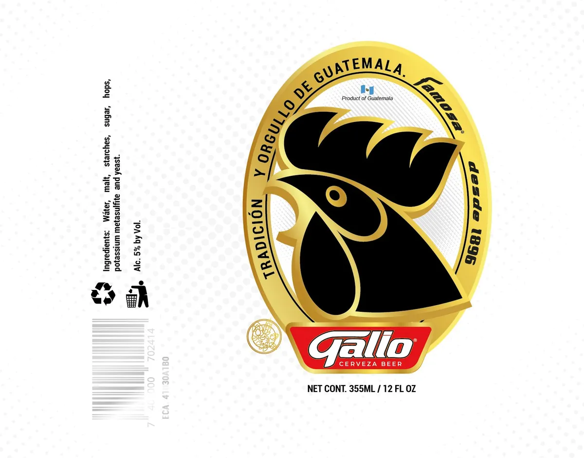 Galio — full label as filed with TTB