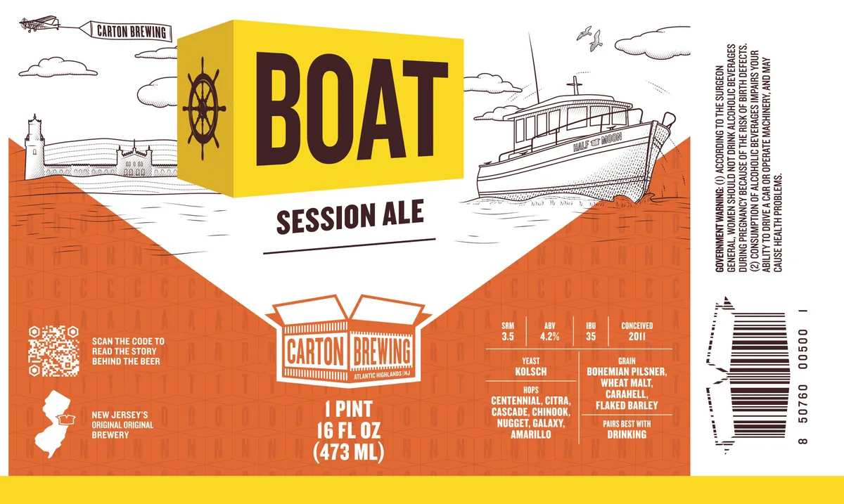 Boat — full label as filed with TTB