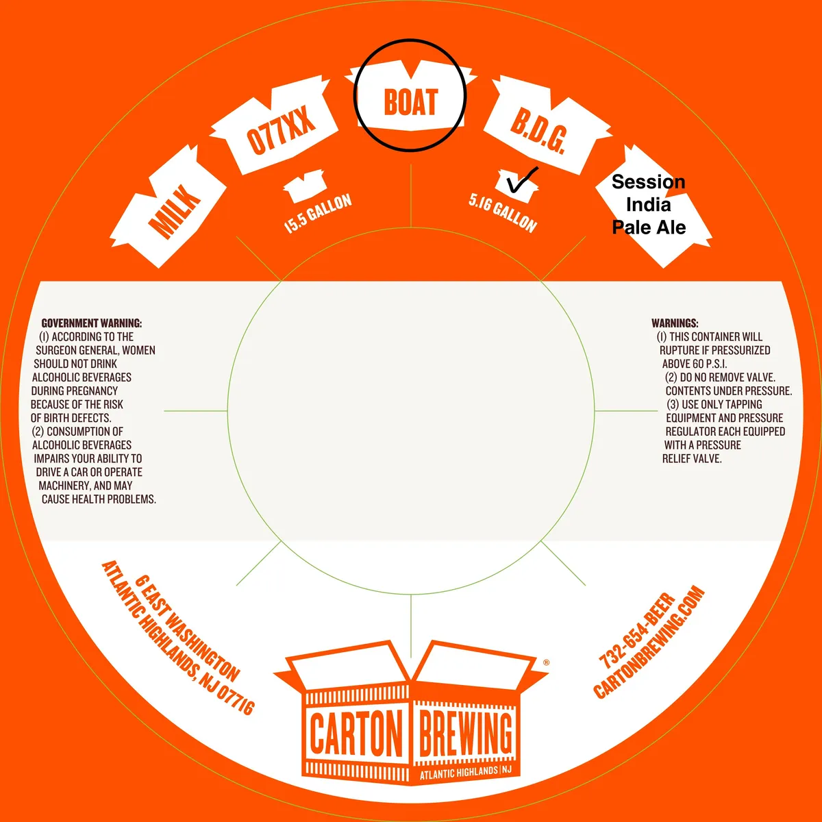Session India Pale Ale — full label as filed with TTB