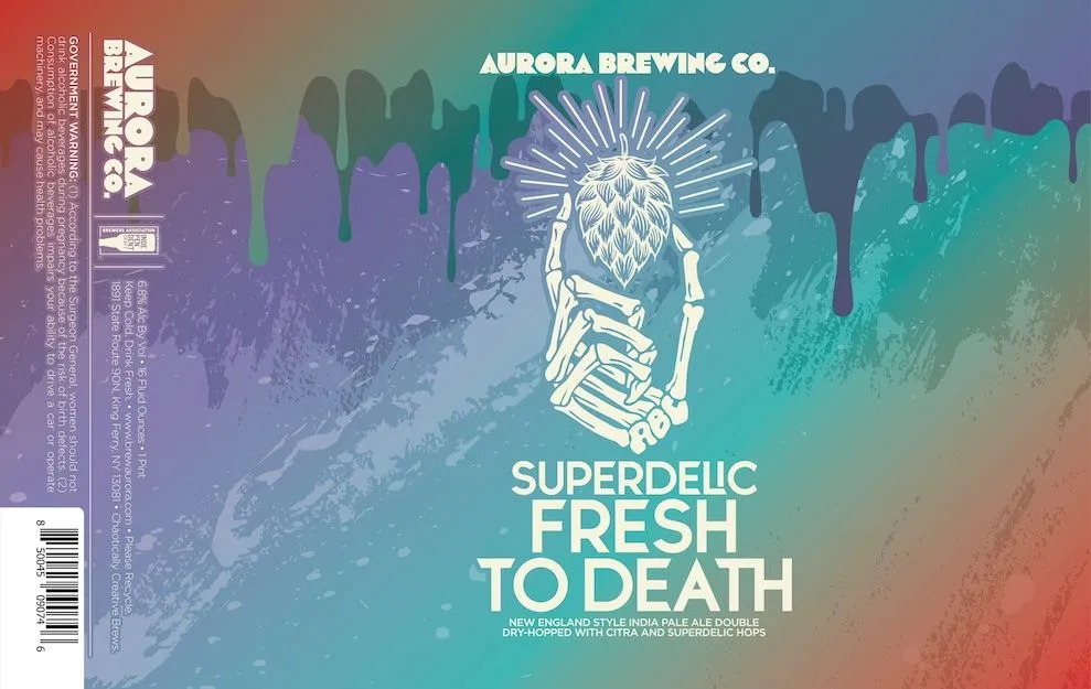 Superdelic Fresh To Death — full label as filed with TTB