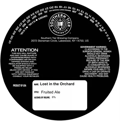 Lost in the Orchard label