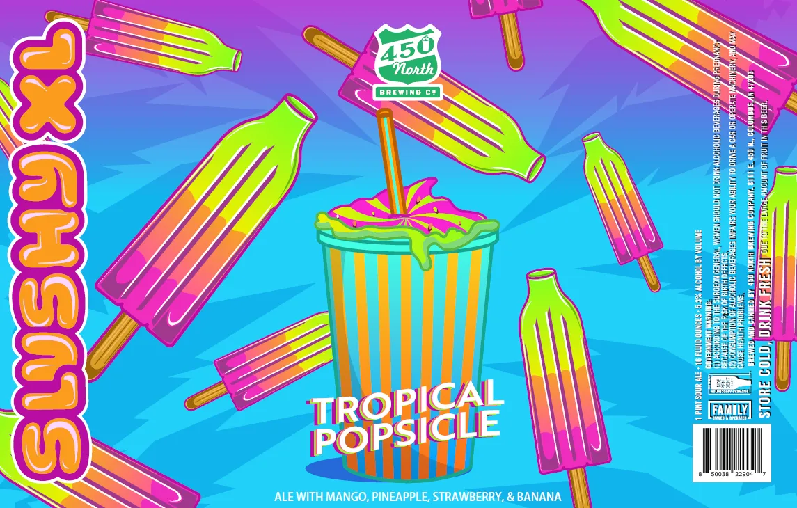 Tropical Popsicle — full label as filed with TTB