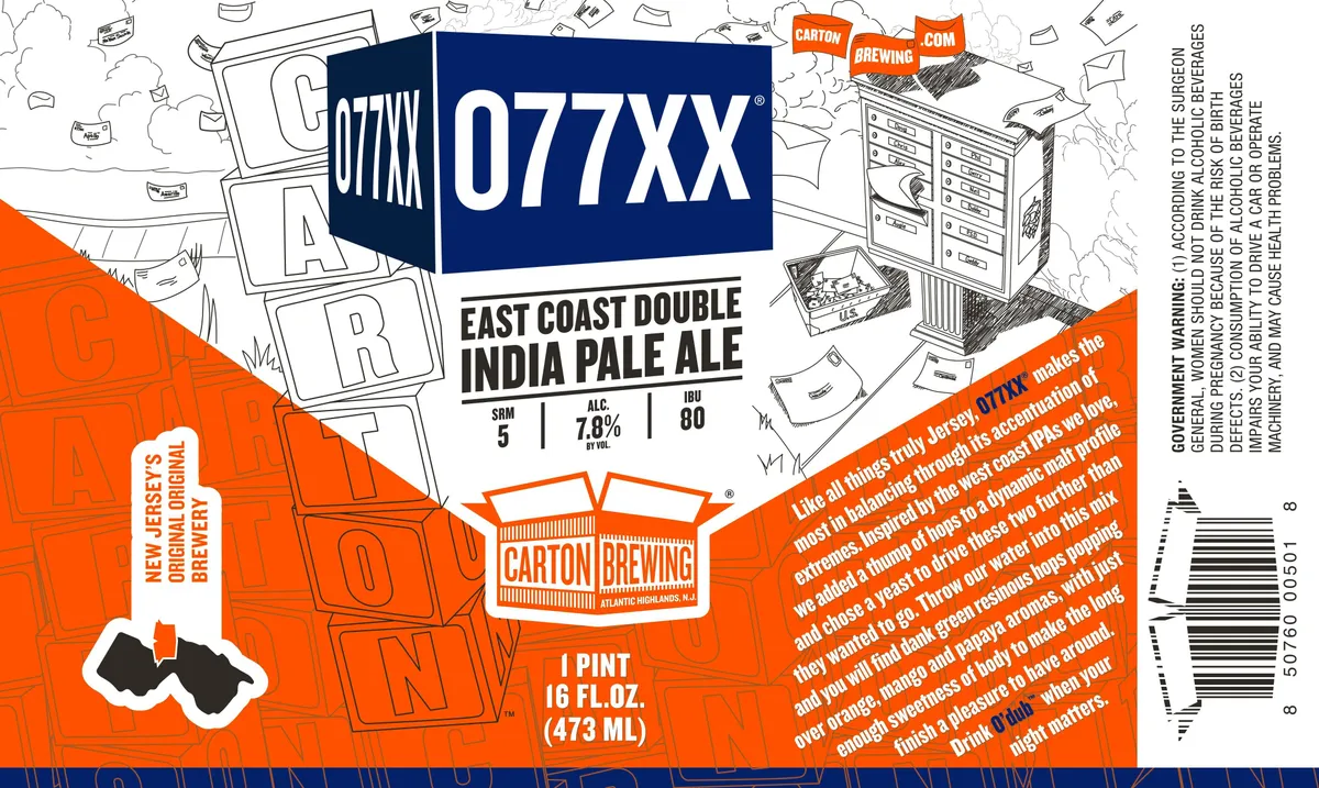 077XX — full label as filed with TTB