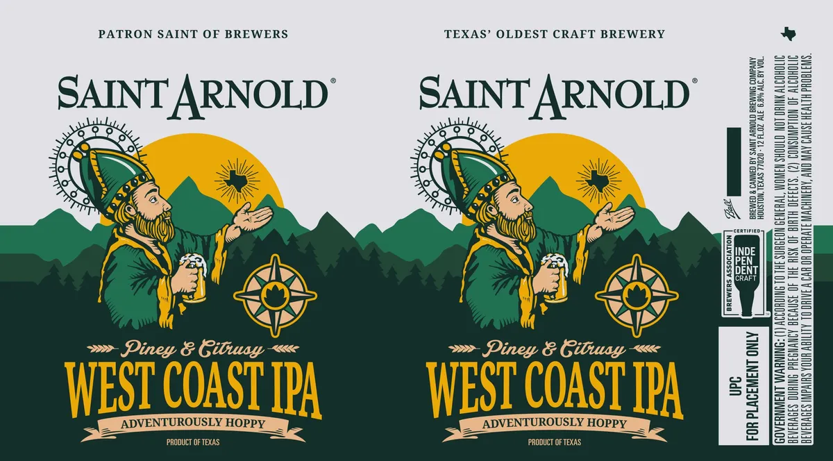 West Coast IPA — full label as filed with TTB