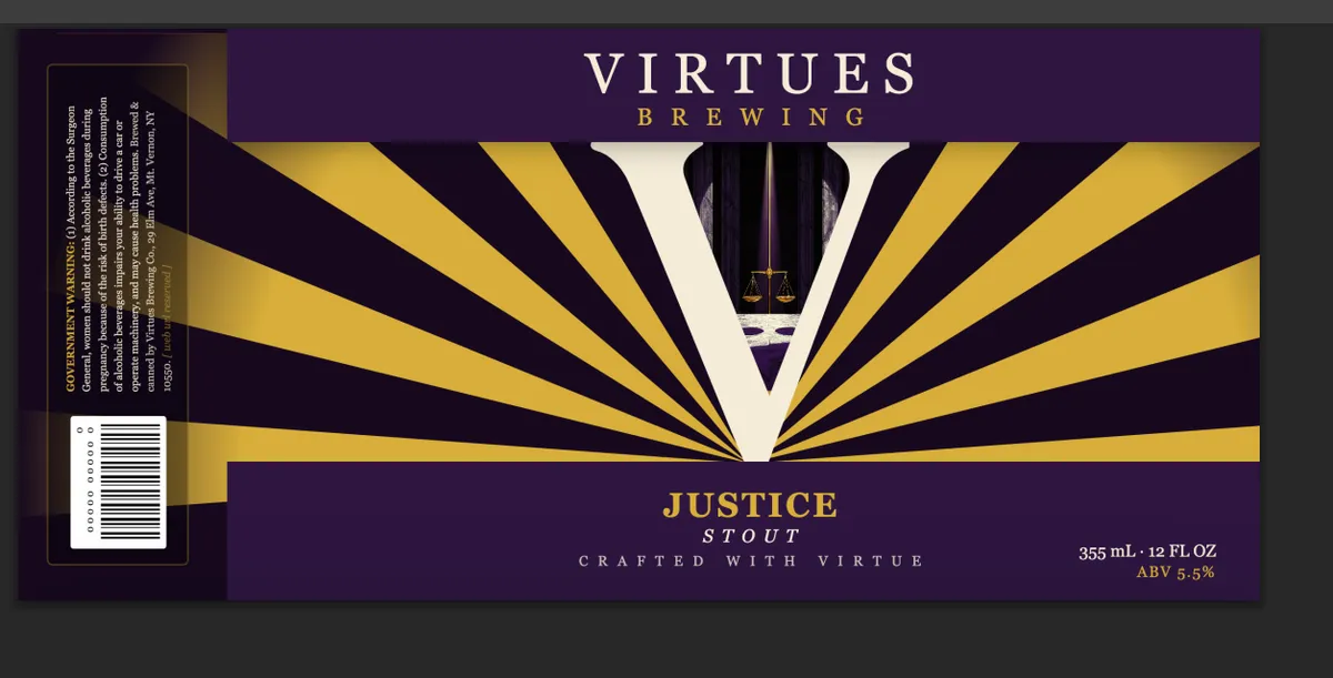 Justice Stout label