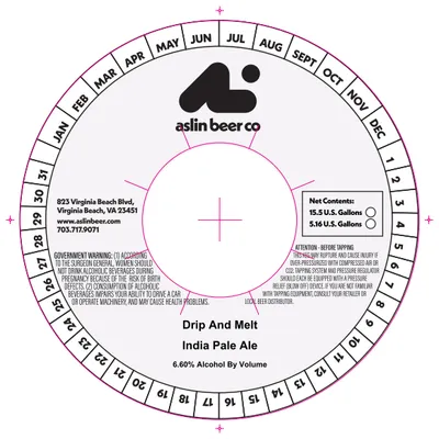 Drip And Melt label