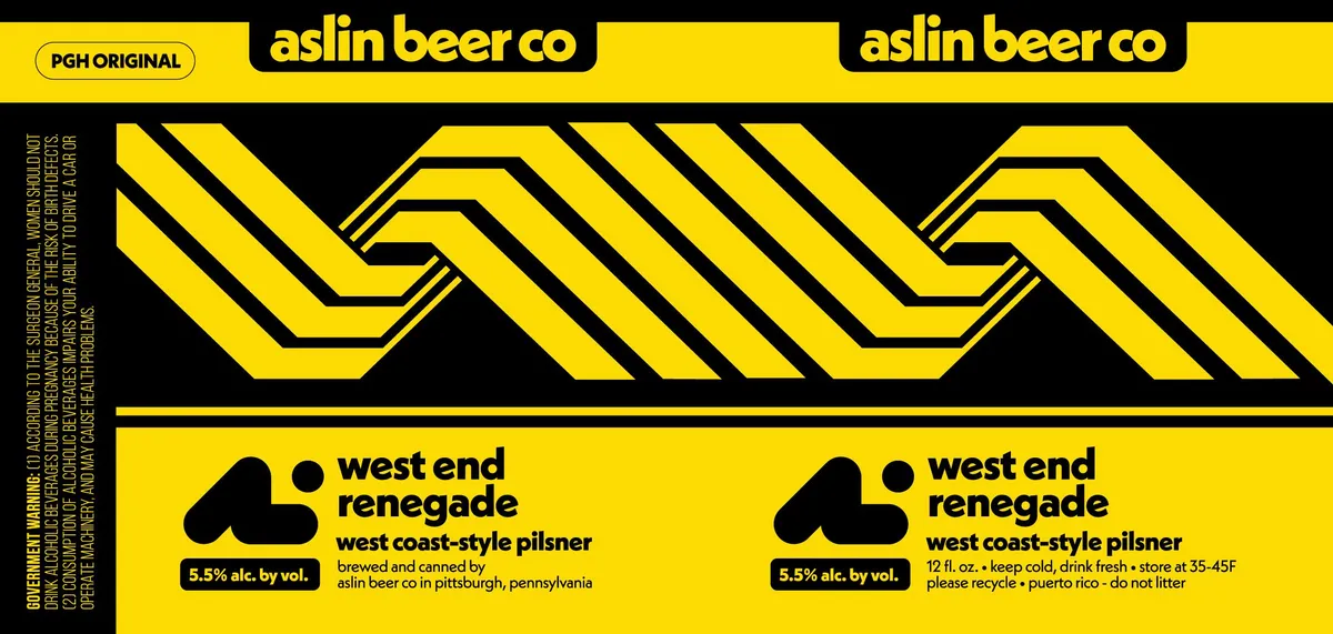 West End Renegade — full label as filed with TTB