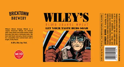 Wiley's Blood Orange Wheat label