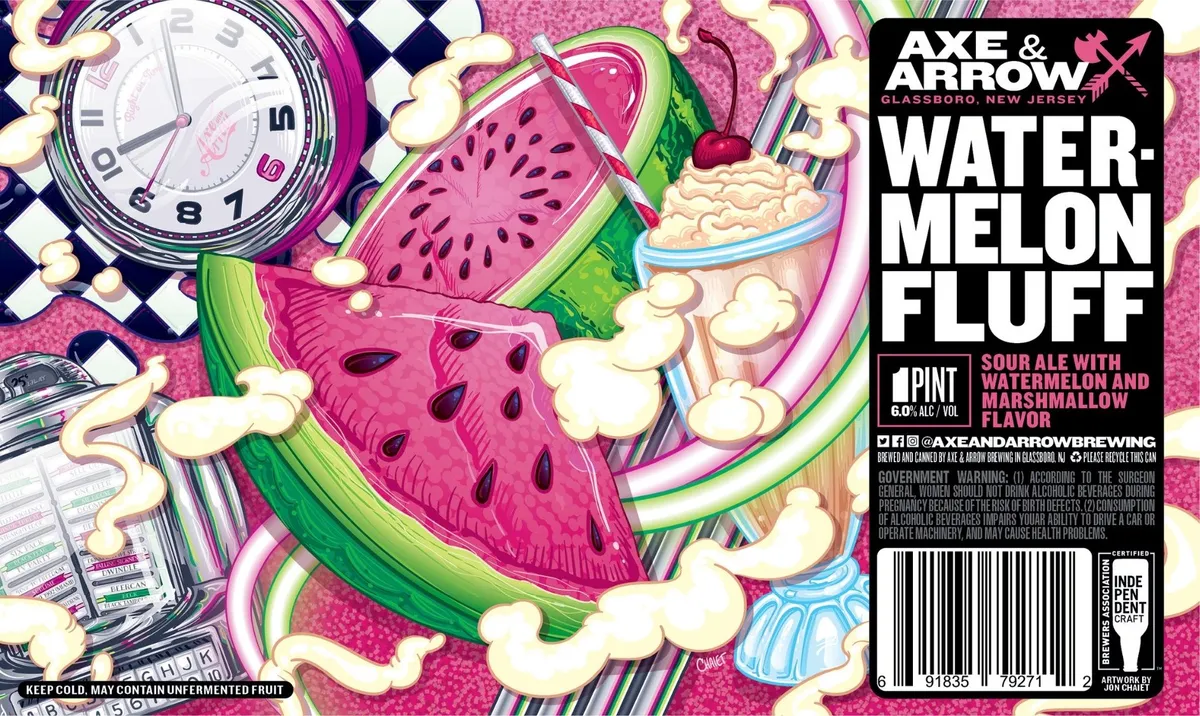 Watermelon Fluff — full label as filed with TTB