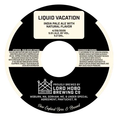 Liquid Vacation label